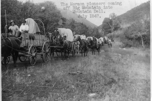 The_Mormon_pioneers_coming_off_Big_Mountain_into_Mountain